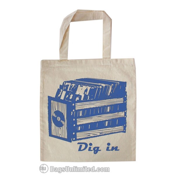 Natural Cotton Tote - Record Crate